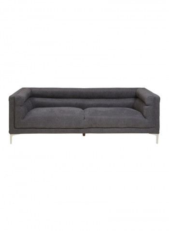 Grandview 3-Seater Sofa Grey 215x85x71centimeter