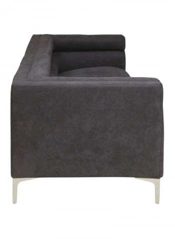 Grandview 3-Seater Sofa Grey 215x85x71centimeter