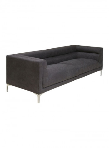 Grandview 3-Seater Sofa Grey 215x85x71centimeter