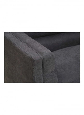 Grandview 3-Seater Sofa Grey 215x85x71centimeter