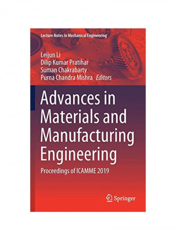 Advances In Materials And Manufacturing Engineering: Proceedings Of ICAMME 2019 Hardcover
