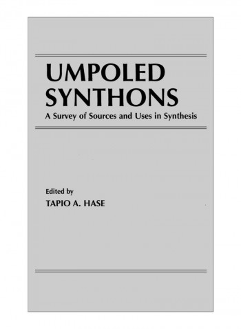 Umpoled Synthons Hardcover