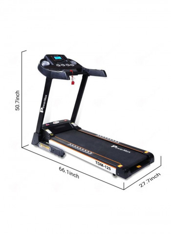 Fitness Semi-Auto Lubricating Treadmill 164x74x32.5cm