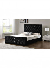 Arya Bed Frame Without Mattress Black Queen