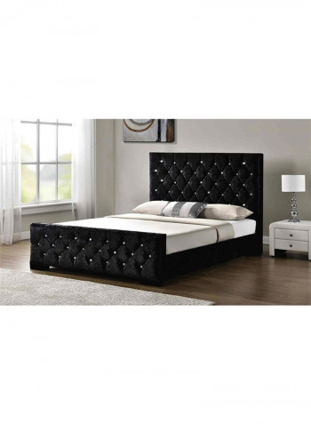 Arya Bed Frame Without Mattress Black Queen