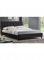 Vino Modern Bed Without Mattress Black Super King