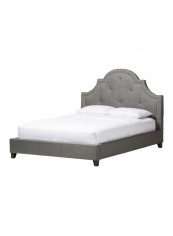 Stiefvater Modern Platform Bed Without Mattress Grey King