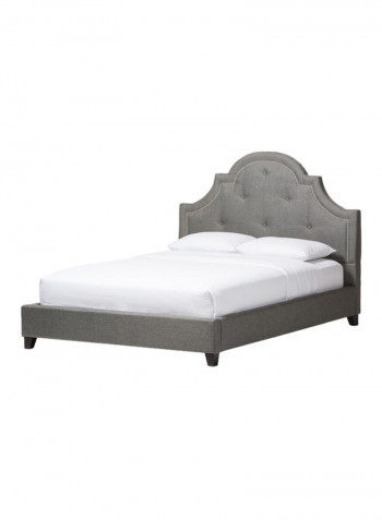 Stiefvater Modern Platform Bed Without Mattress Grey King