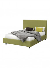 Wilmut Upholstered Bed With Mattress Green/White Queen