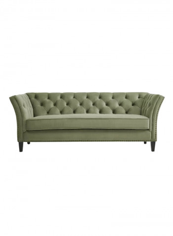 Gilmore Chesterfield Sofa Green 85x210x85centimeter