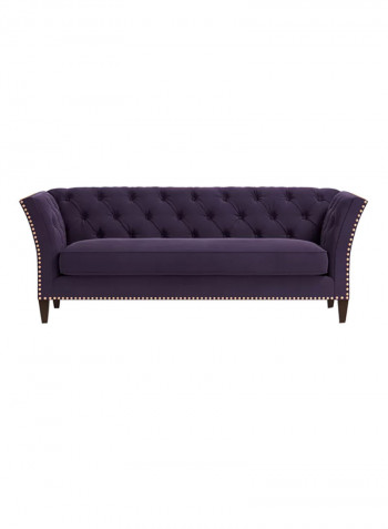 Gilmore Chesterfield Sofa Plum 85x210x85centimeter