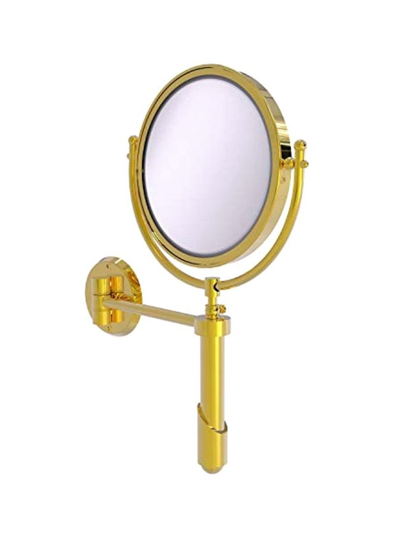 Soho Collection Wall Mounted Mirror Gold/Clear 8inch