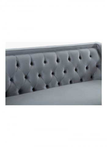 2-Seater Sofa Grey 172 x 90cm