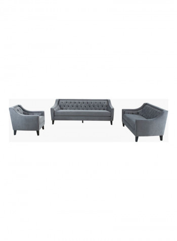 2-Seater Sofa Grey 172 x 90cm