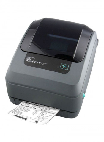 High-Resolution Thermal Transfer Desktop Printer Grey/Black