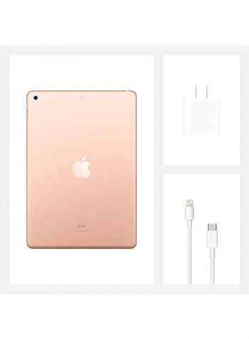 iPad - 2020 (8th Generation) 10.2inch 32GB WiFi 4G LTE Gold With Facetime - International Specs