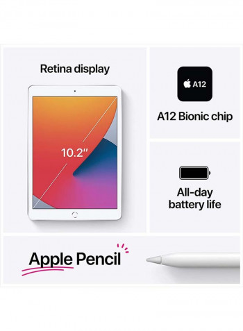 iPad - 2020 (8th Generation) 10.2inch 32GB WiFi 4G LTE Gold With Facetime - International Specs