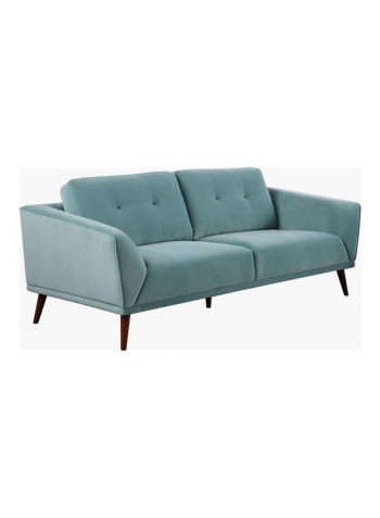 3-Seater Sofa Blue 218 x 98cm