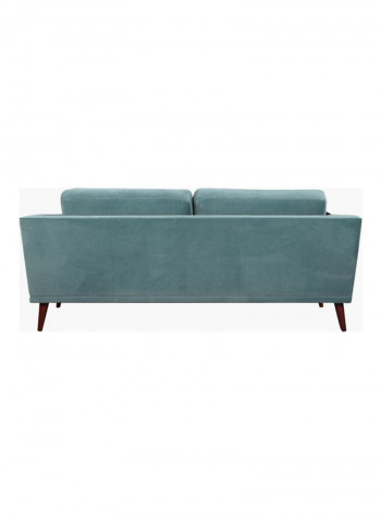 3-Seater Sofa Blue 218 x 98cm