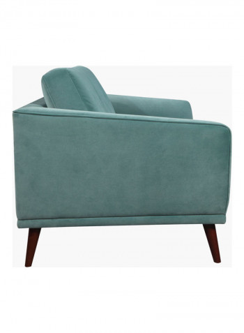 3-Seater Sofa Blue 218 x 98cm