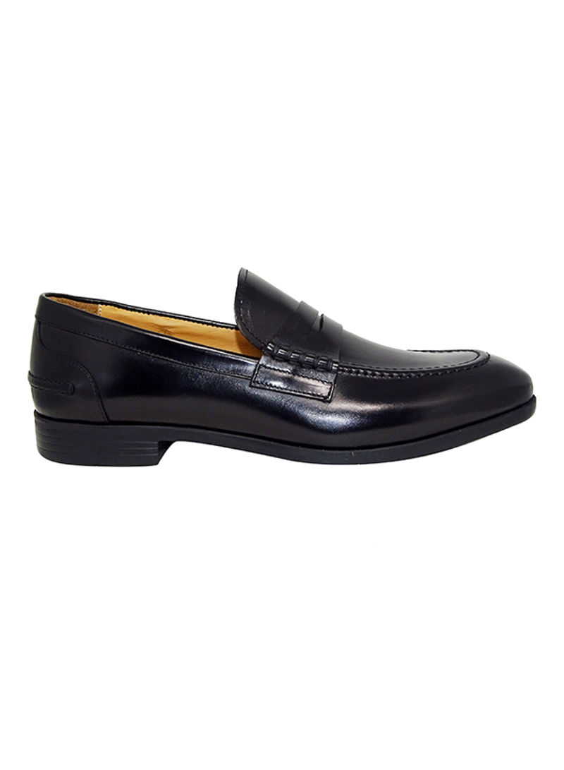 Men's Solid Slip-On Shoes Black