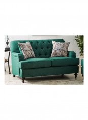 Dorothy 2-Seater Sofa With 2-Cushions Green
