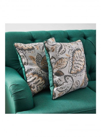 Dorothy 2-Seater Sofa With 2-Cushions Green