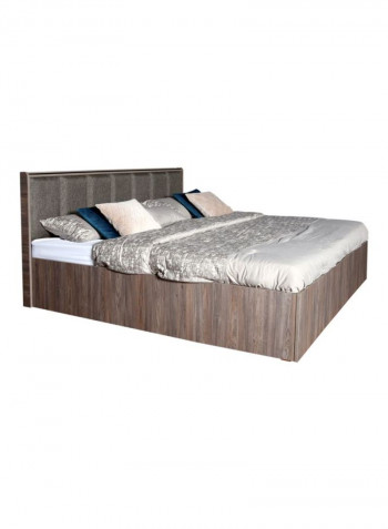 Napoli Wooden Bed Brown 180 x 200cm