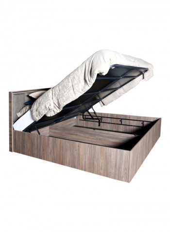 Napoli Wooden Bed Brown 180 x 200cm