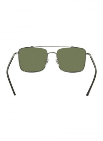 Square Sunglasses - Lens Size: 56 mm للرجال