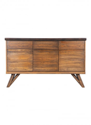 Sunny Wooden Sideboard Brown 150x45x93centimeter