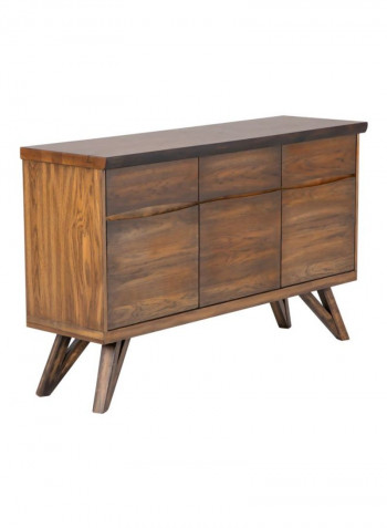 Sunny Wooden Sideboard Brown 150x45x93centimeter