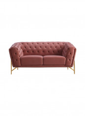 Claudia 2-Seater Sofa Brown
