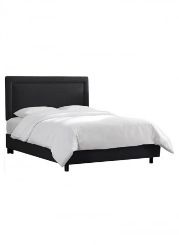 Border Bed With Mattress Black 160 x 200centimeter