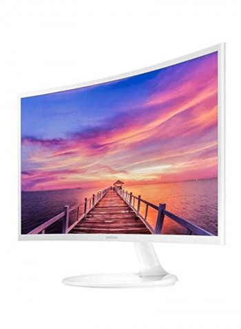 27-Inch Full HD Curved LED Monitor White