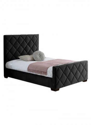Bed Frame Without Mattress Black 180 x 200centimeter