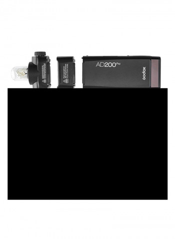 Pocket Wireless  Flash Head أسود