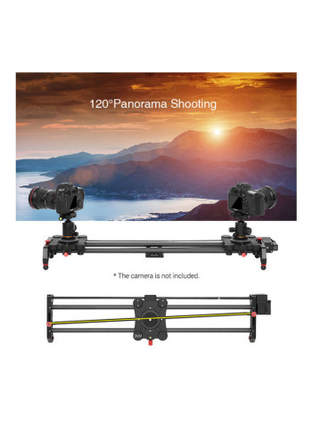 Motorized Camera Slider 80cm Black