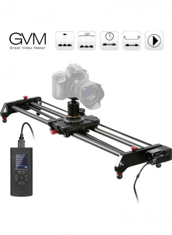 Motorized Camera Slider 80cm Black
