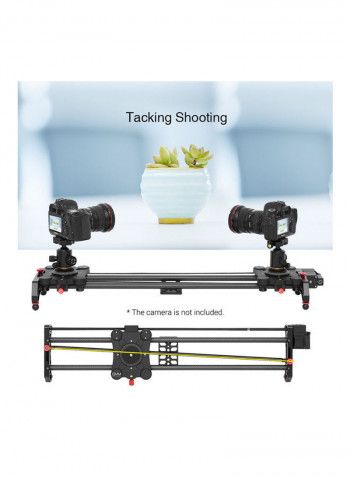 Motorized Camera Slider 80cm Black