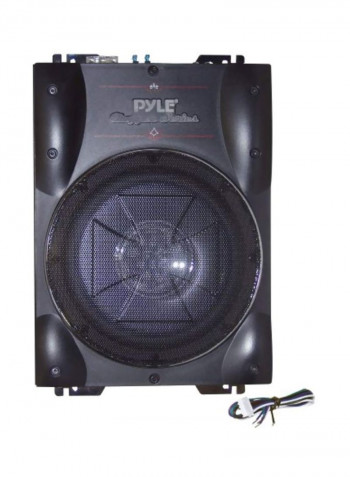 Super Slim Active Subwoofer PLBASS8 Black/Red