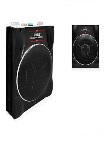 Super Slim Active Subwoofer PLBASS8 Black/Red