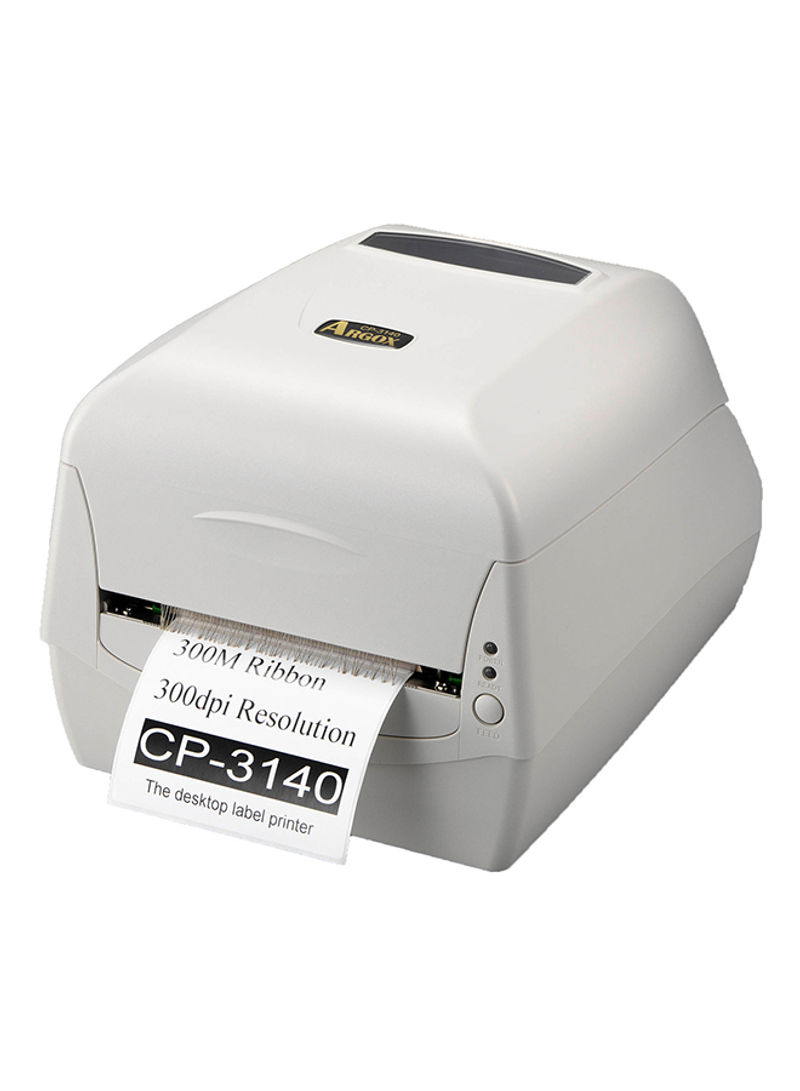 300 DPI Thermal Label Barcode Printer White