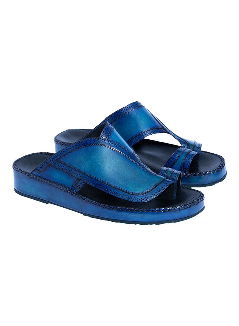 Toe Ring Arabic Sandals Blue