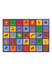 Learning Carpet Rug Blue/Green/Orange 257x360centimeter