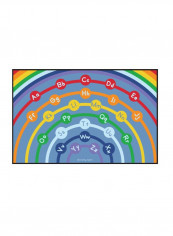 Learning Carpet Rug Blue/Green/Orange 257x360centimeter