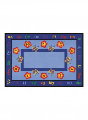 Learning Carpet Rug Blue/Red/Yellow 257x360centimeter