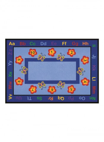 Learning Carpet Rug Blue/Red/Yellow 257x360centimeter
