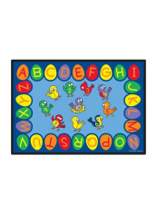 Learning Carpet Rug Blue/Green/Orange 257x360centimeter