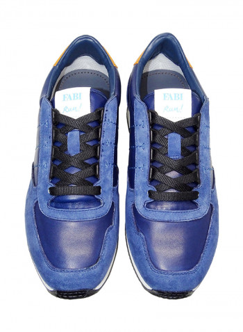 Men's Stitch Detail Sneakers Navy